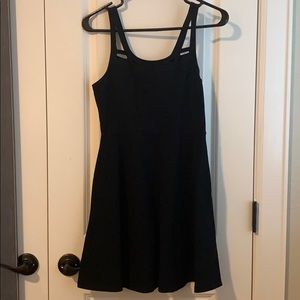 Black Dress with Detailed Straps